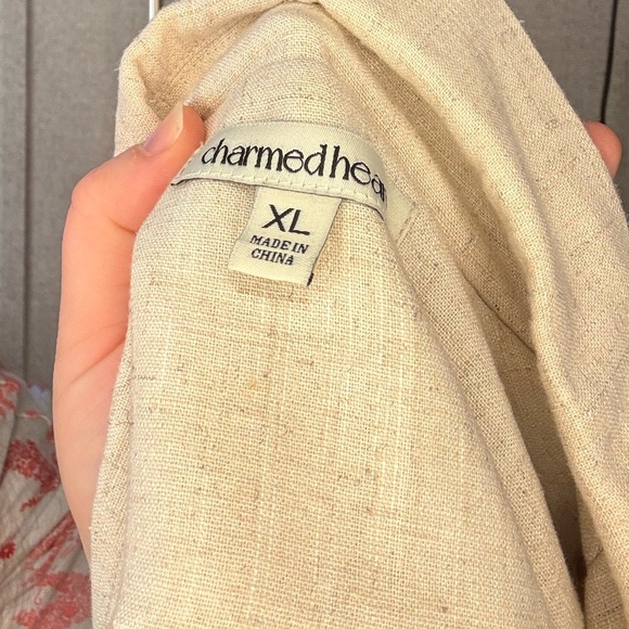 Elegant Beige Women's blazer - Picture 5 of 5